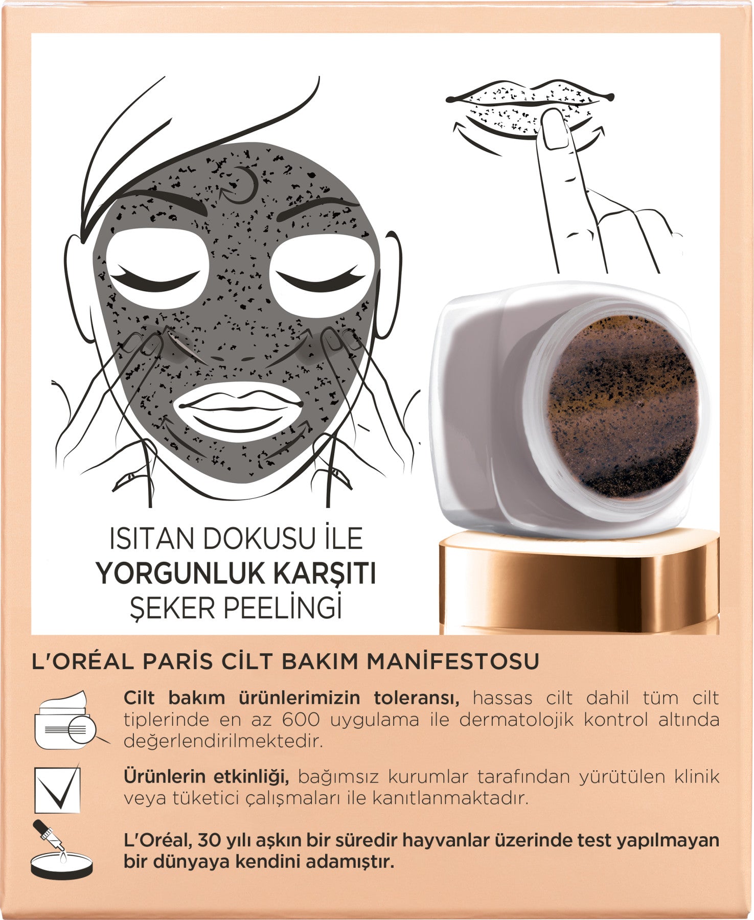 L'Oréal Paris Şeker Peelingi Yorgunluk Karşıtı