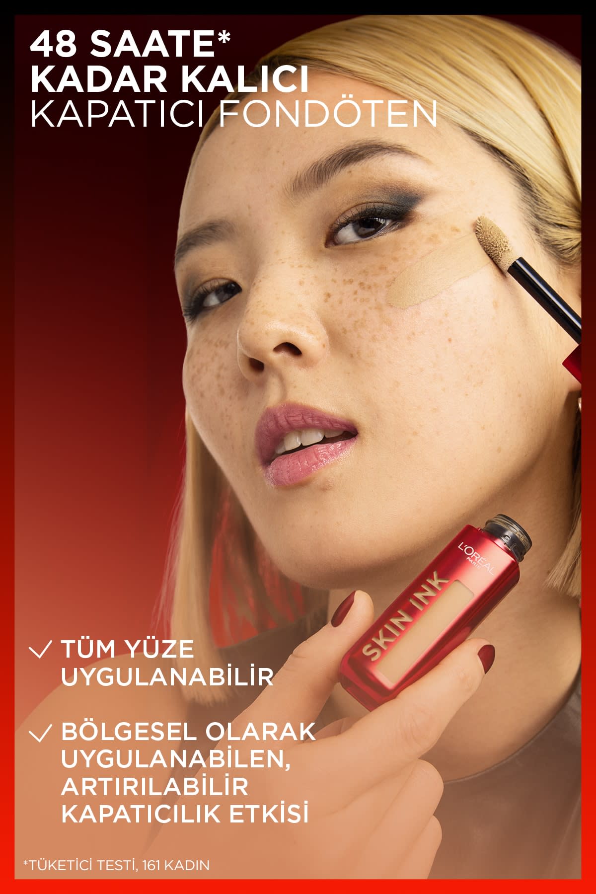 L'Oréal Paris Skin Ink Gün Boyu Kapatıcı Fondöten - Nötr Alt Ton 15