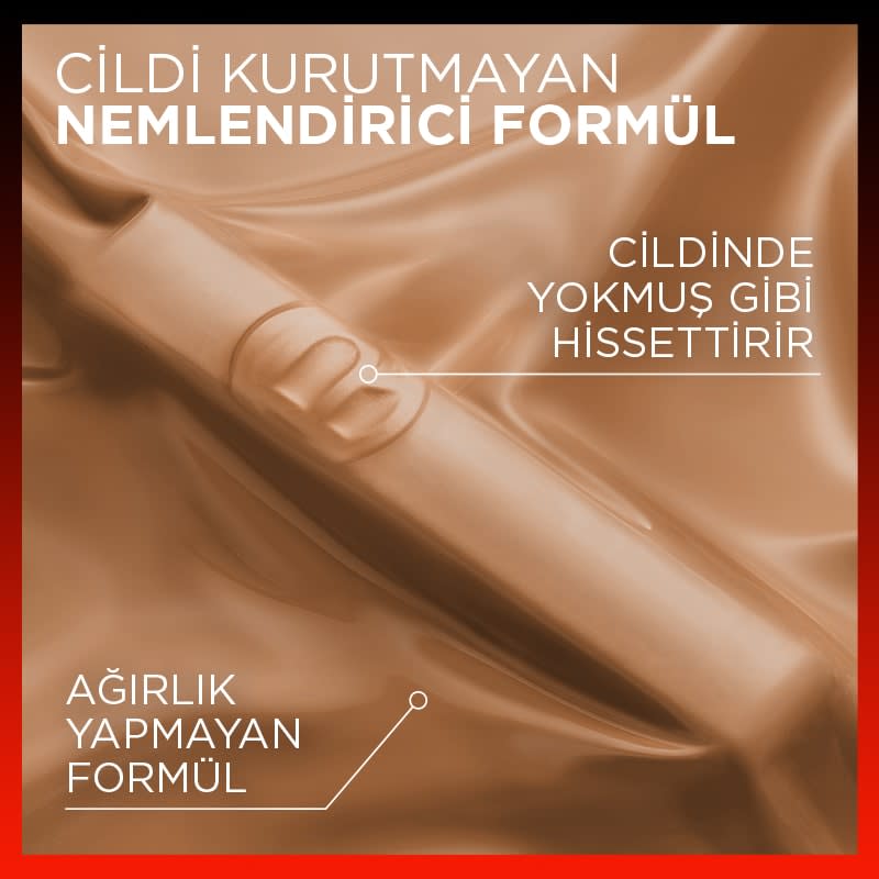 L'Oréal Paris Skin Ink Gün Boyu Kapatıcı Fondöten - Sıcak Alt Ton 100