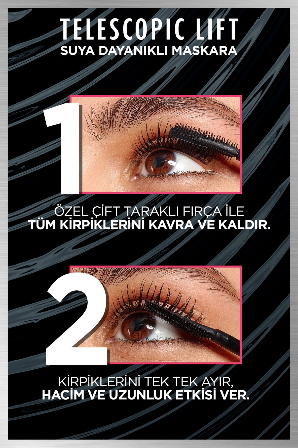 L'Oréal Paris Telescopic Lift Suya Dayanıklı Maskara