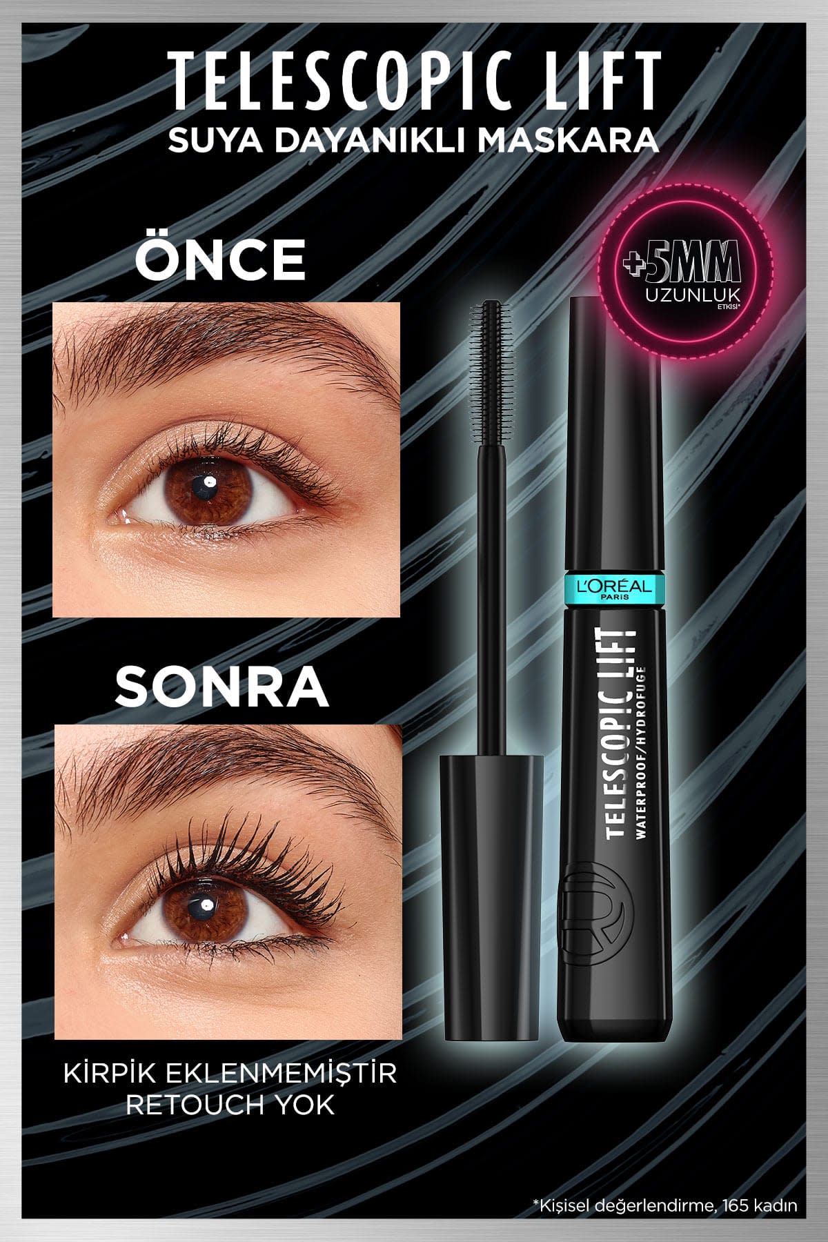 L'Oréal Paris Telescopic Lift Suya Dayanıklı Maskara