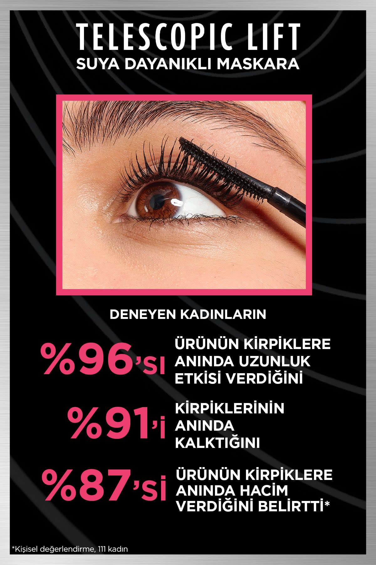 L'Oréal Paris Telescopic Lift Suya Dayanıklı Maskara