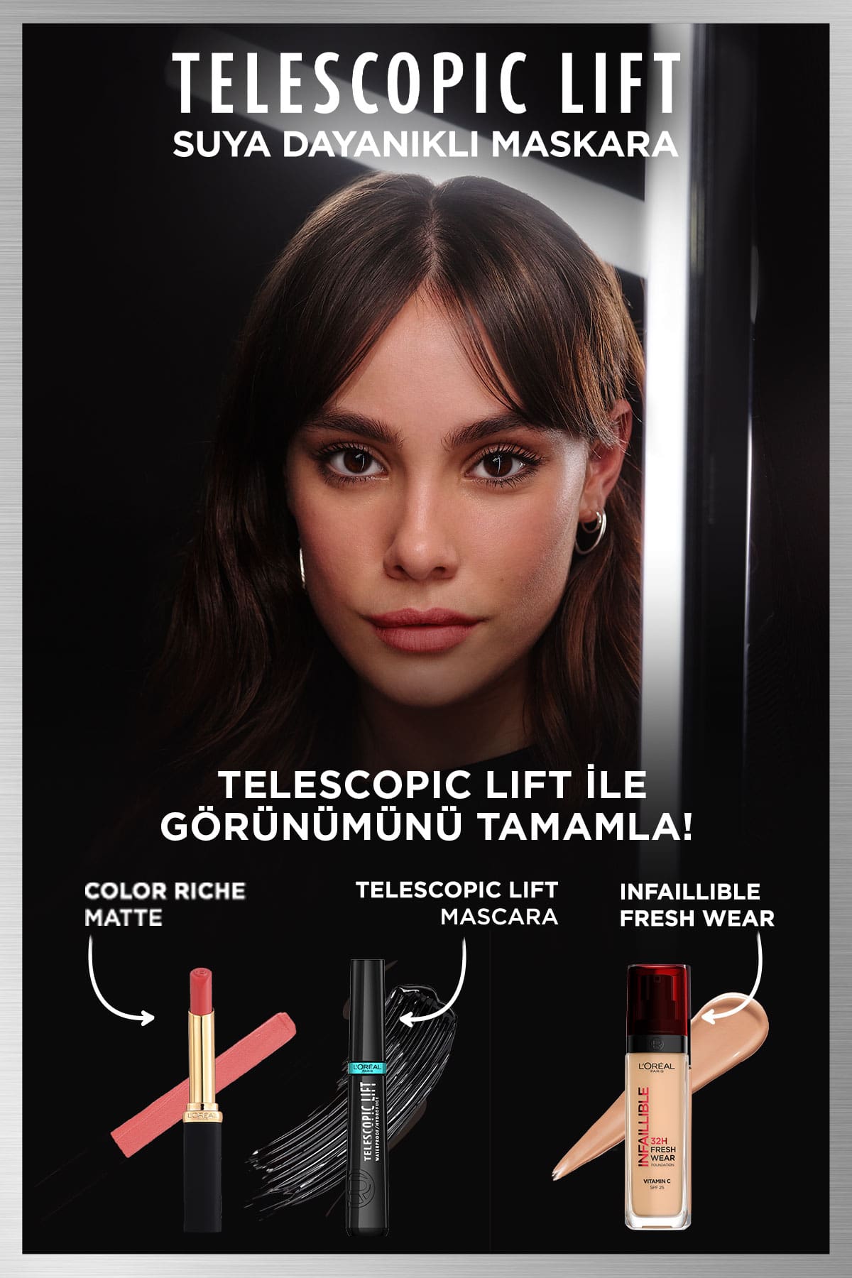 L'Oréal Paris Telescopic Lift Suya Dayanıklı Maskara