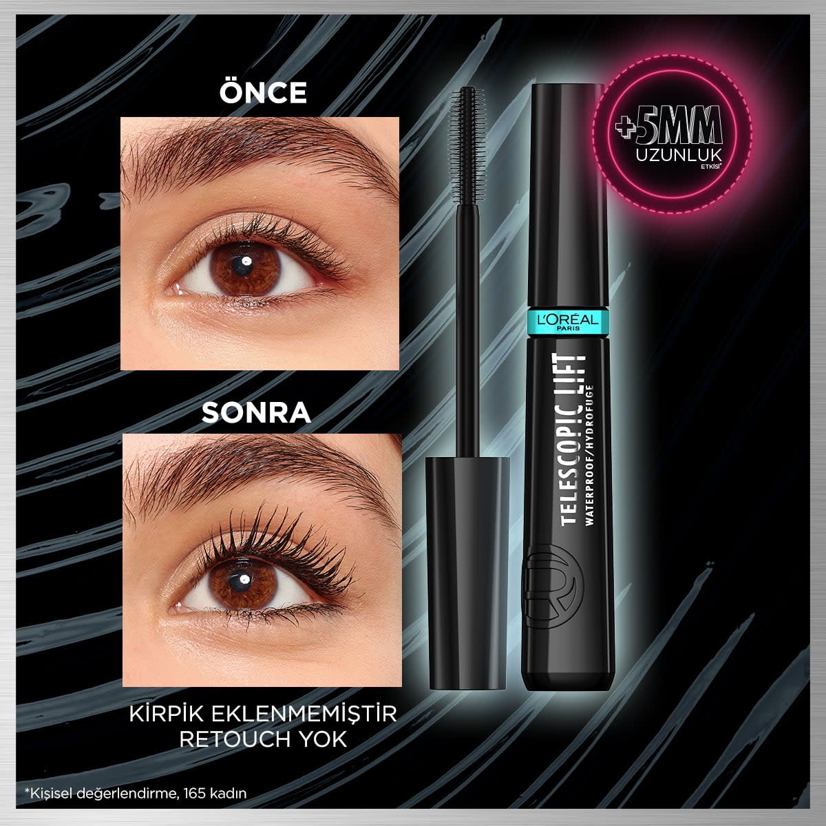 L'Oréal Paris Telescopic Lift Suya Dayanıklı Maskara