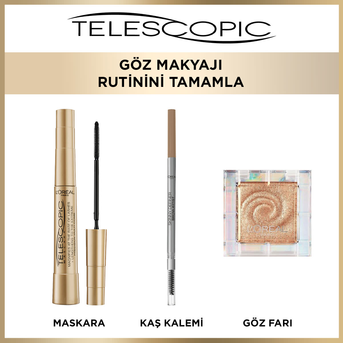 L'Oréal Paris Telescopic Maskara - Siyah