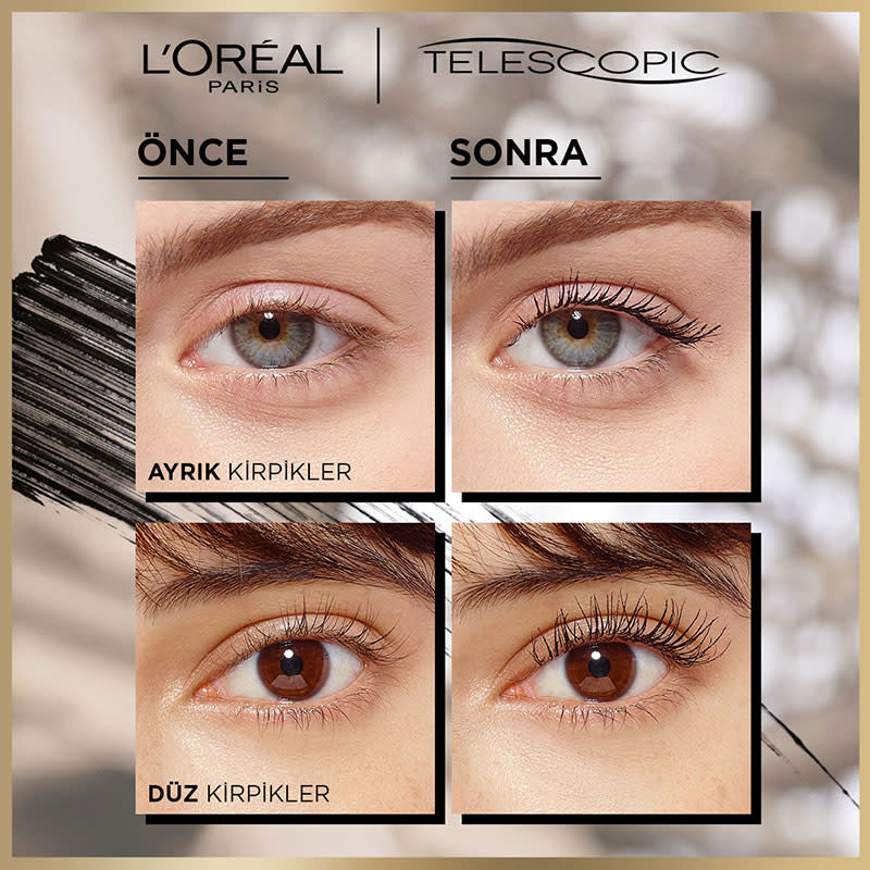 L'Oréal Paris Telescopic Suya Dayanıklı Maskara - Siyah