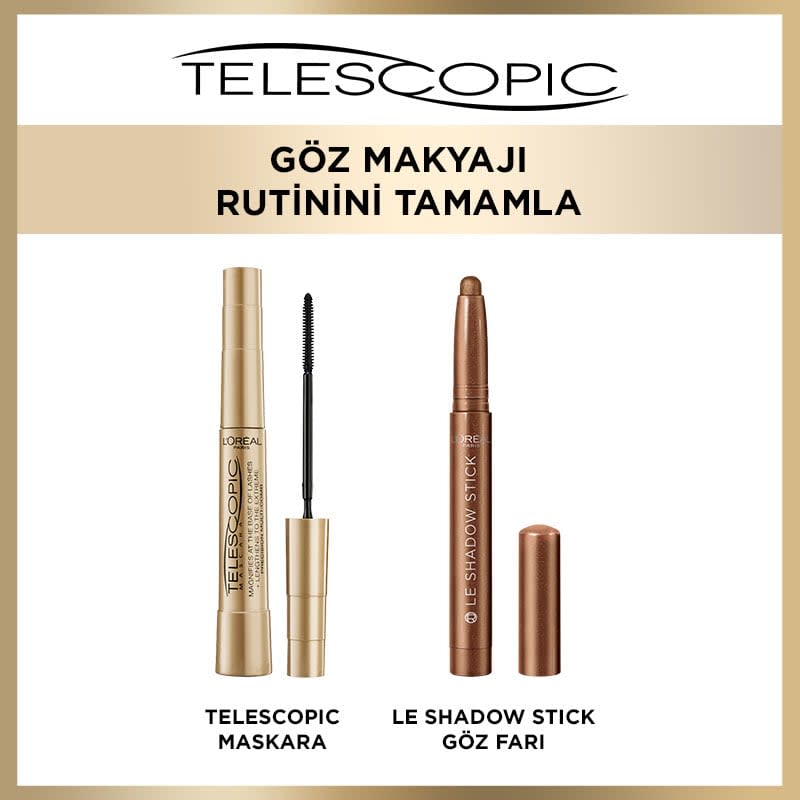 L'Oréal Paris Telescopic Suya Dayanıklı Maskara - Siyah