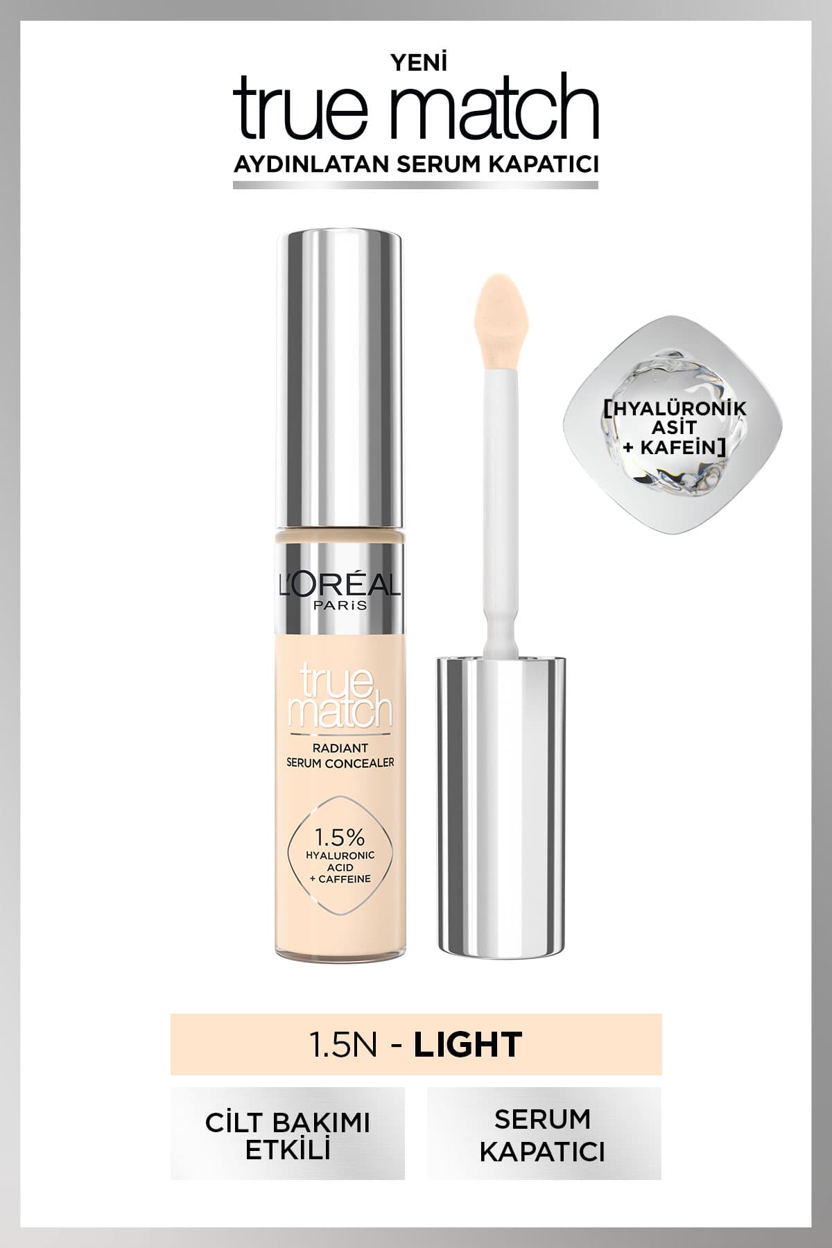 L'Oréal Paris True Match Aydınlatan Serum Kapatıcı - 1.5N 11 ml