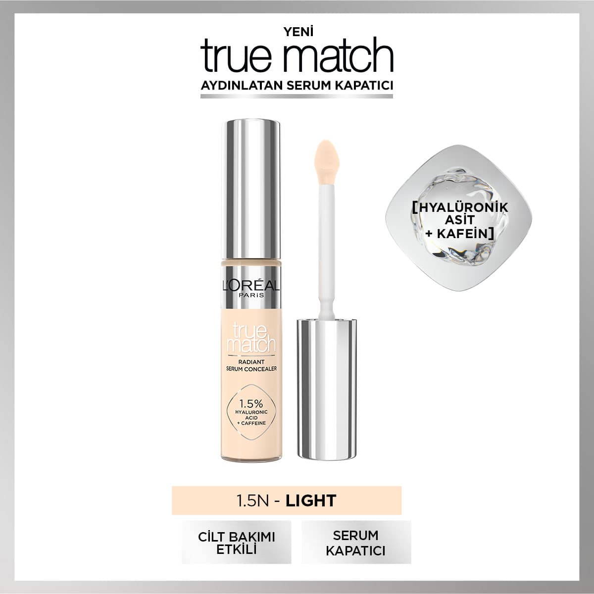 L'Oréal Paris True Match Aydınlatan Serum Kapatıcı - 1.5N 11 ml