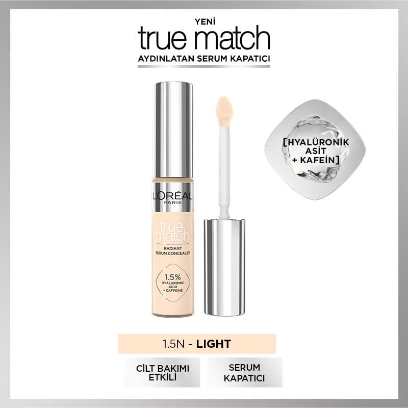 L'Oréal Paris True Match Aydınlatan Serum Kapatıcı - 1.5N 11 ml