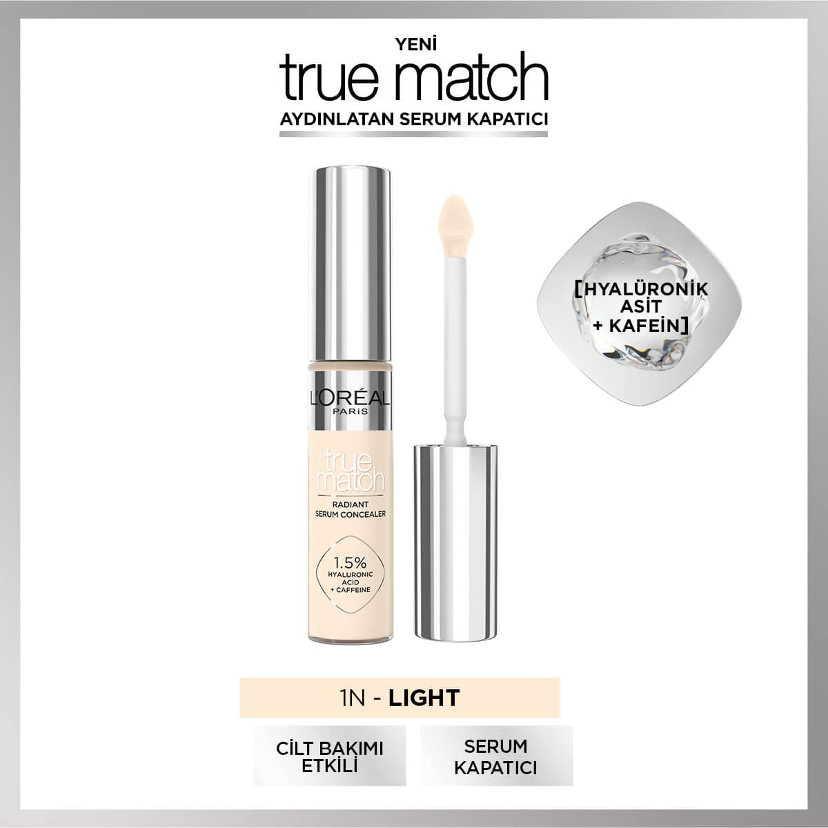 L'Oréal Paris True Match Aydınlatan Serum Kapatıcı - 1N 11 ml