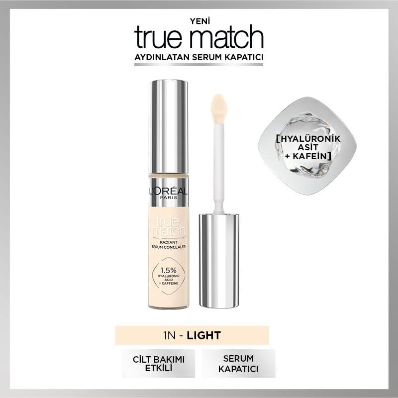 L'Oréal Paris True Match Aydınlatan Serum Kapatıcı - 1N 11 ml