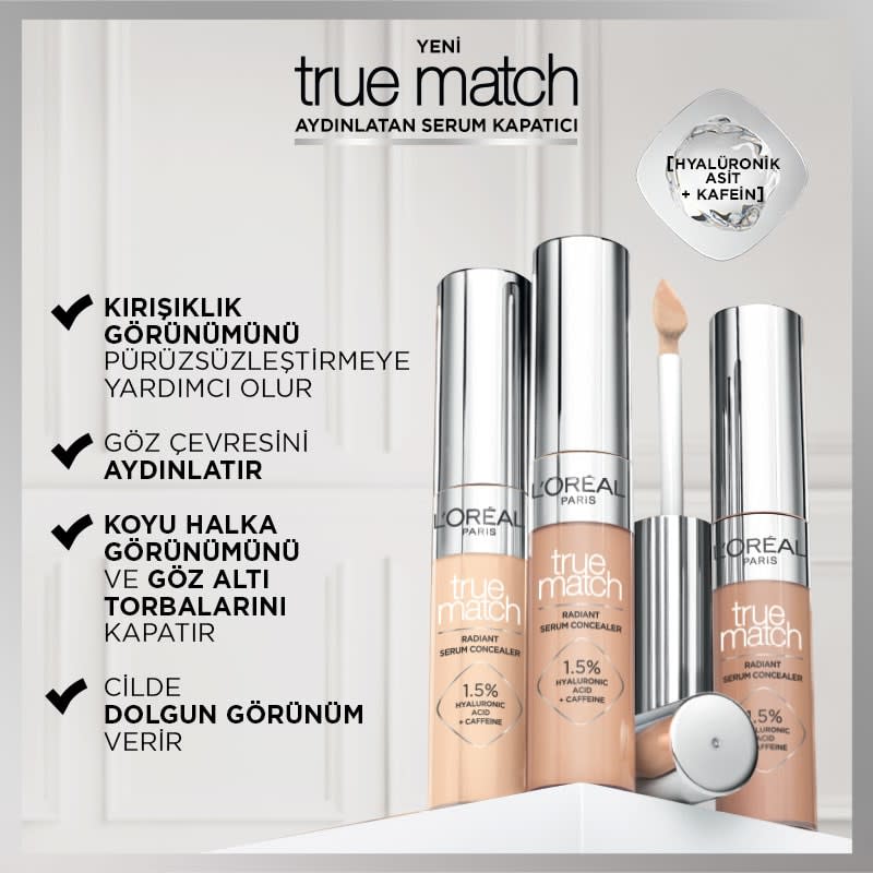 L'Oréal Paris True Match Aydınlatan Serum Kapatıcı - 1N 11 ml
