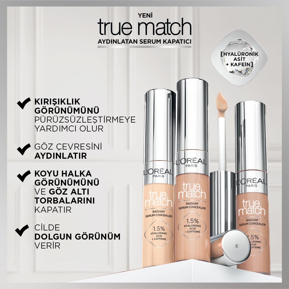 L'Oréal Paris True Match Aydınlatan Serum Kapatıcı - 1R 11 ml