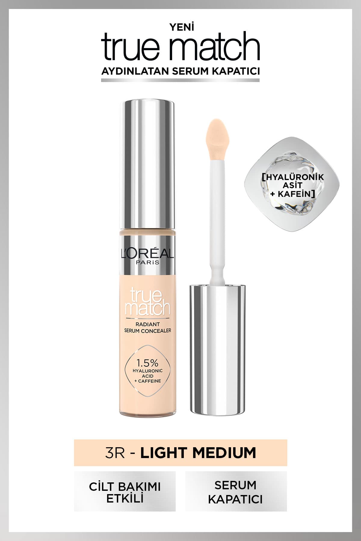 L'Oréal Paris True Match Aydınlatan Serum Kapatıcı - 3R 11 ml