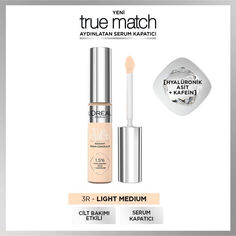 L'Oréal Paris True Match Aydınlatan Serum Kapatıcı - 3R 11 ml