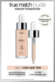 L'Oréal Paris True Match Nude Fondöten Serum 0.5-2 Very Light