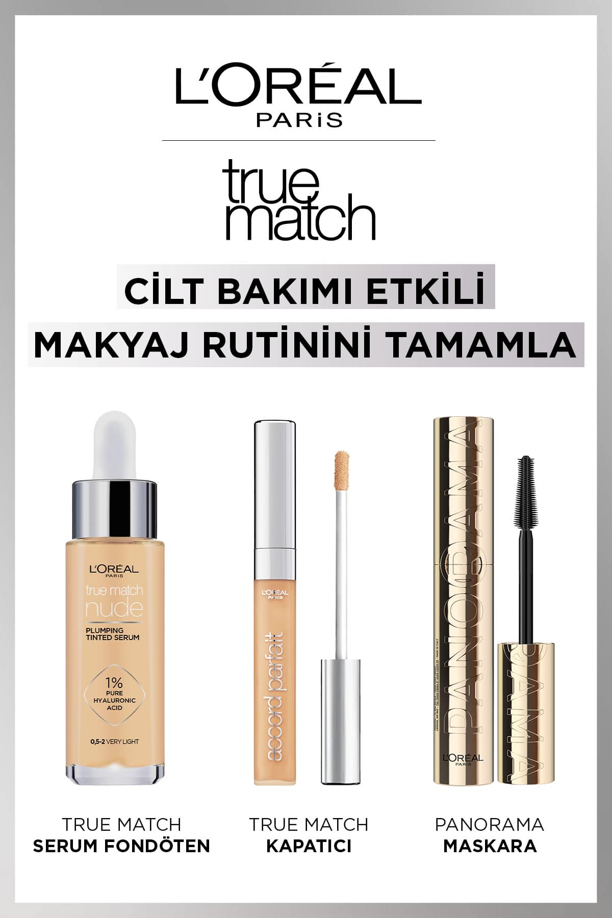 L'Oréal Paris True Match Nude Fondöten Serum 0.5-2 Very Light