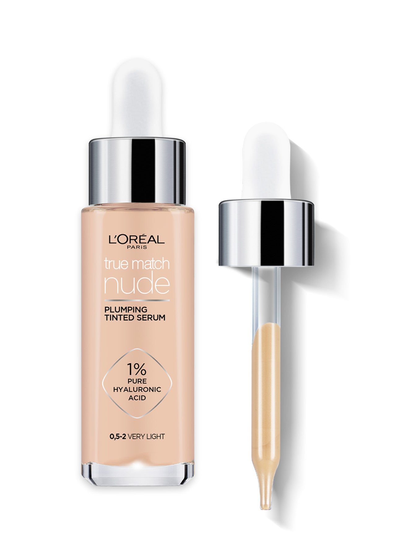 L'Oréal Paris True Match Nude Fondöten Serum 0.5-2 Very Light