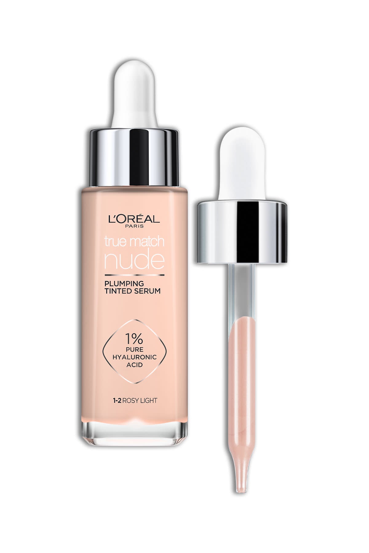L'Oréal Paris True Match Nude Fondöten Serum 1-2 Rosy Light