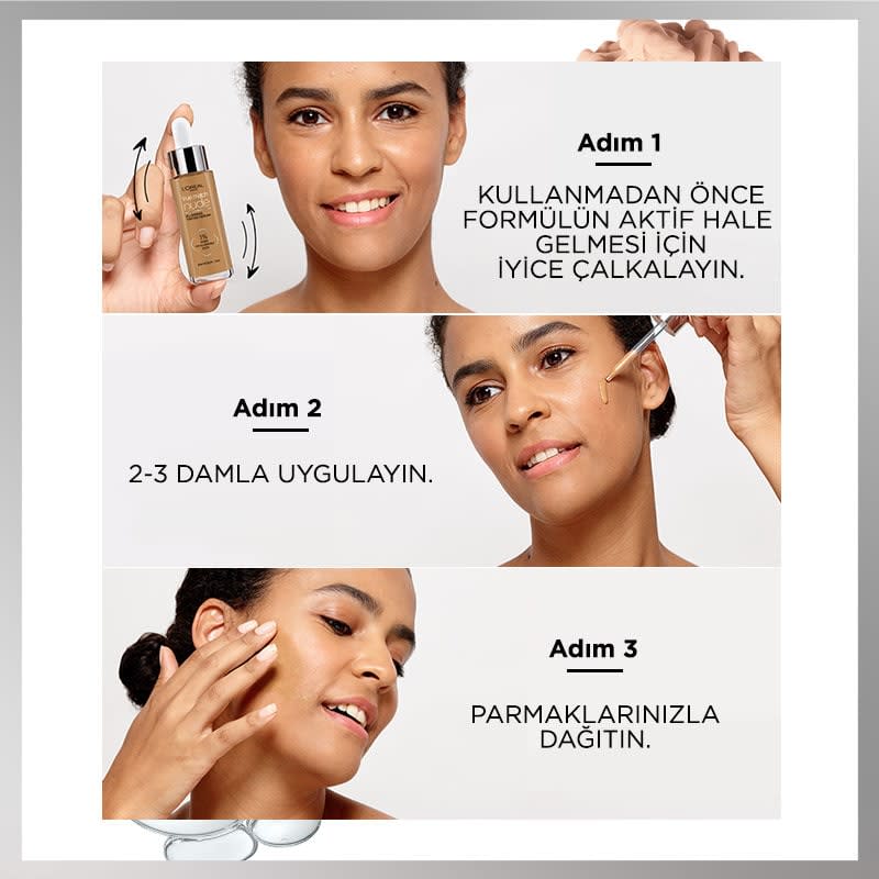 L'Oréal Paris True Match Nude Fondöten Serum 3-4 Light Medium