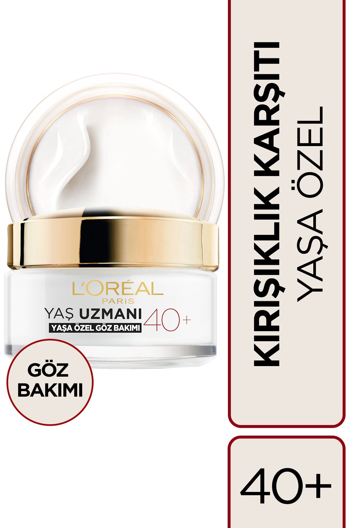 L'Oréal Paris Yaş Uzmanı 40+ Kırışıklık Karşıtı Sıkılaştırıcı Göz Kremi