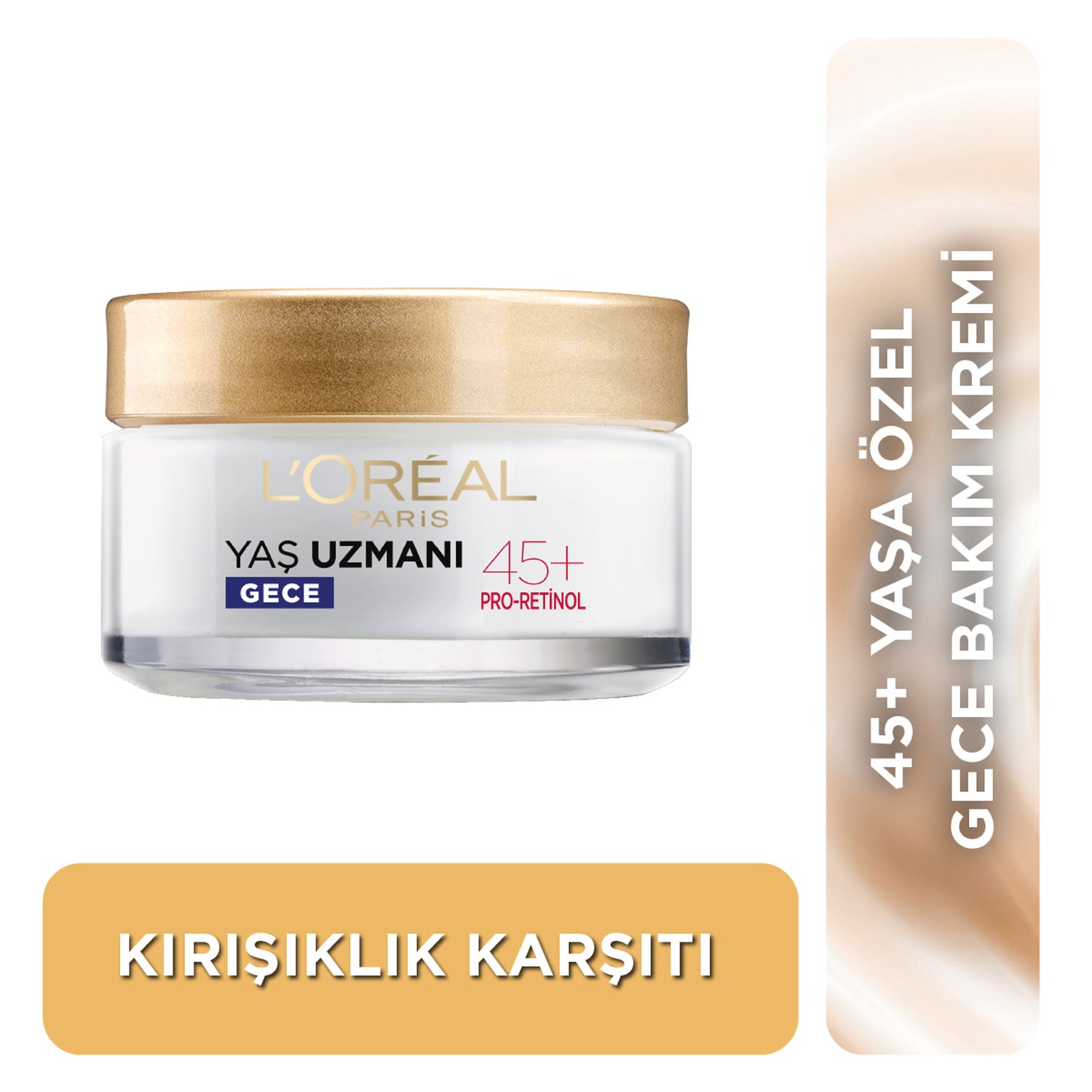 L'Oréal Paris Yaş Uzmanı 45+ Kırışıklık Karşıtı Sıkılaştırıcı Gece Kremi