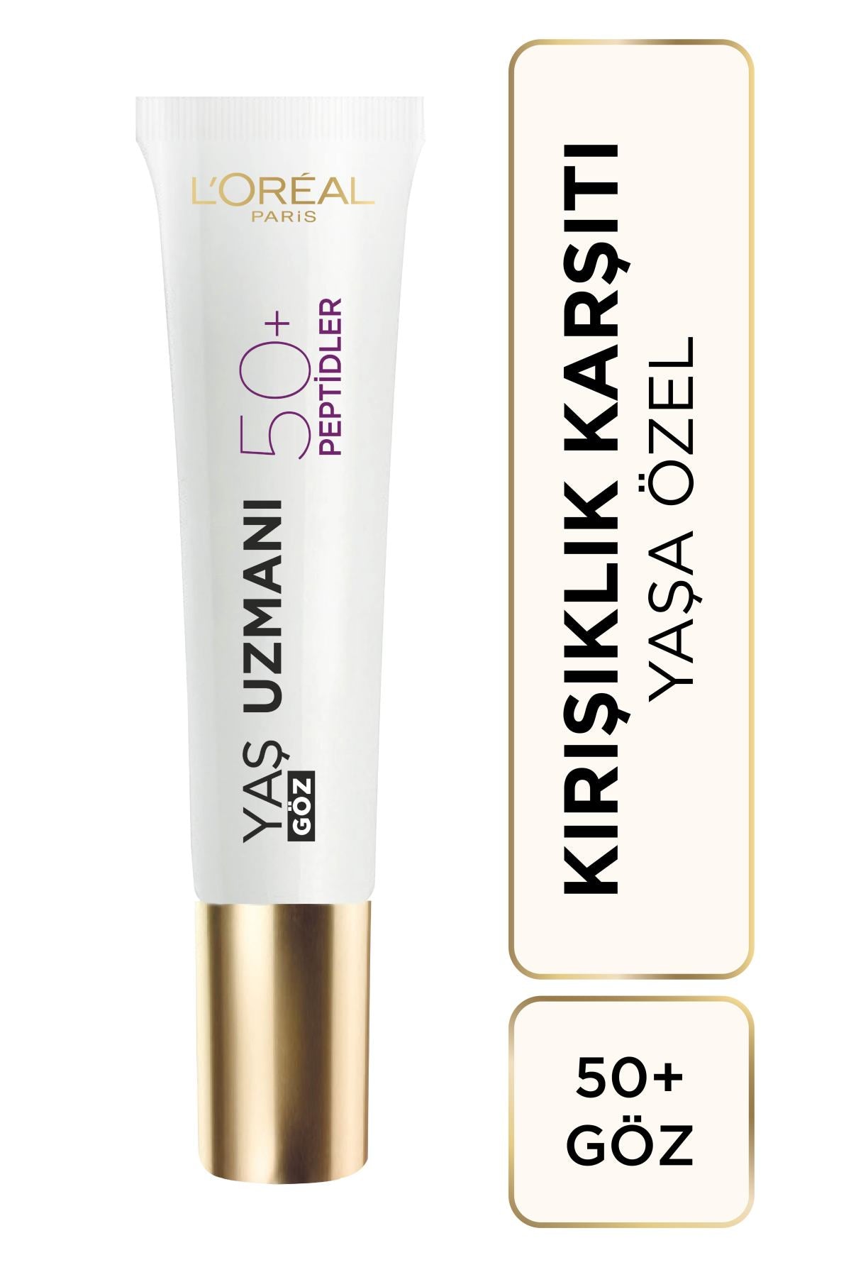 L'Oréal Paris Yaş Uzmanı 50+ Kırışıklık Karşıtı Yenileyici Göz Kremi