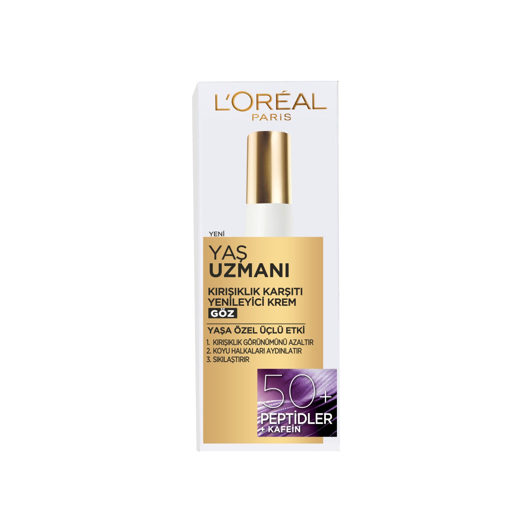 L'Oréal Paris Yaş Uzmanı 50+ Kırışıklık Karşıtı Yenileyici Göz Kremi