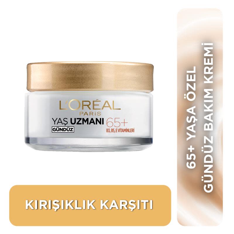 L'Oréal Paris Yaş Uzmanı 65+ Kırışıklık Karşıtı Besleyici Krem