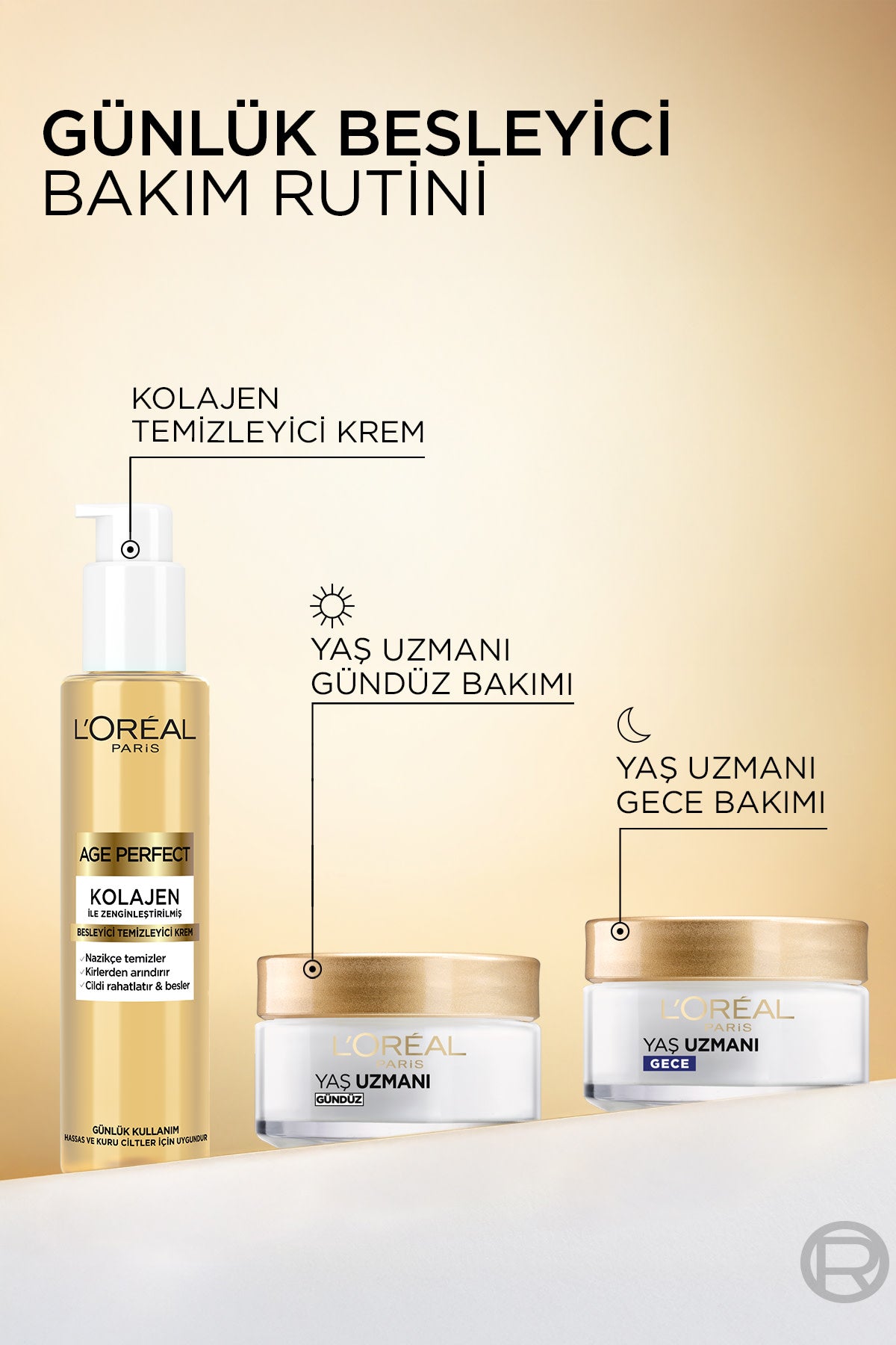 L'Oreal Paris Age Perfect Kolajen Yüz Temizleme Jeli 150 ml