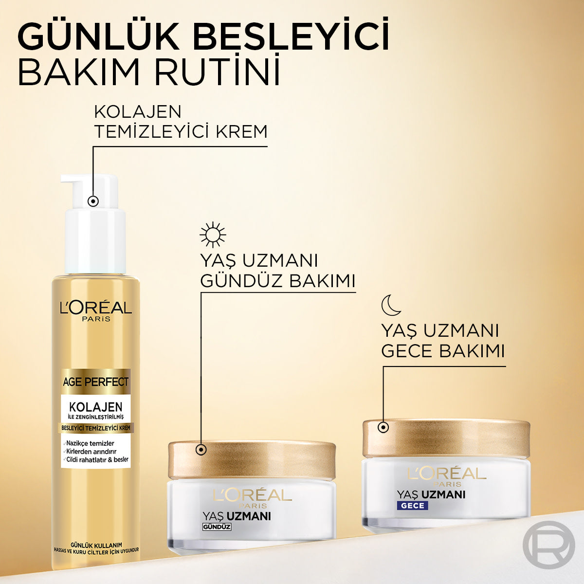 L'Oreal Paris Age Perfect Kolajen Yüz Temizleme Jeli 150 ml