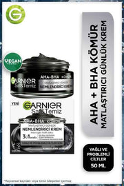 Garnier Saf ve Temiz Kömür Matlaştırıcı Günlük Nemlendirici Krem 50ML