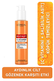 Revitalift Clinical [C vitamini + Salisilik Asit] Gözenek Karşıtı, Aydınlatıcı Temizleme Jeli