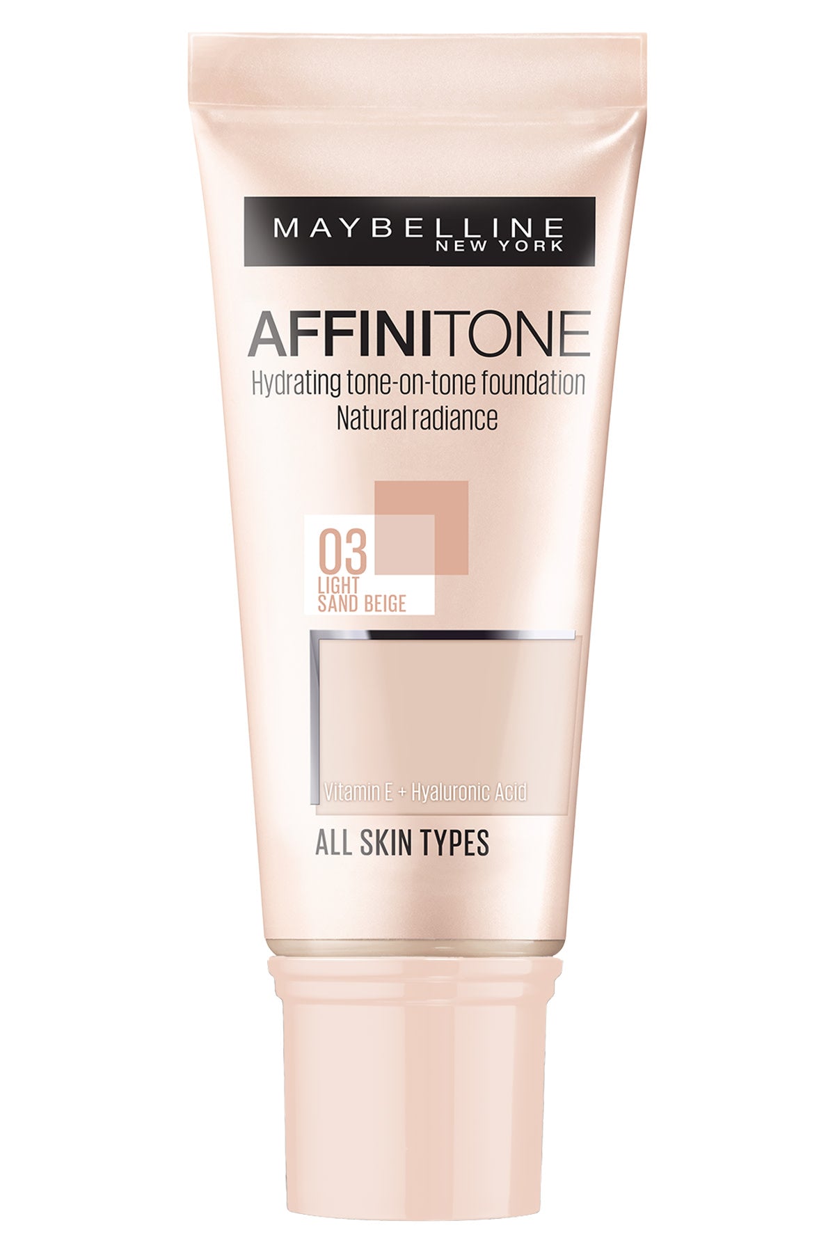 Maybelline New York Affinitone  Fondöten - 03 Light Sandbeige
