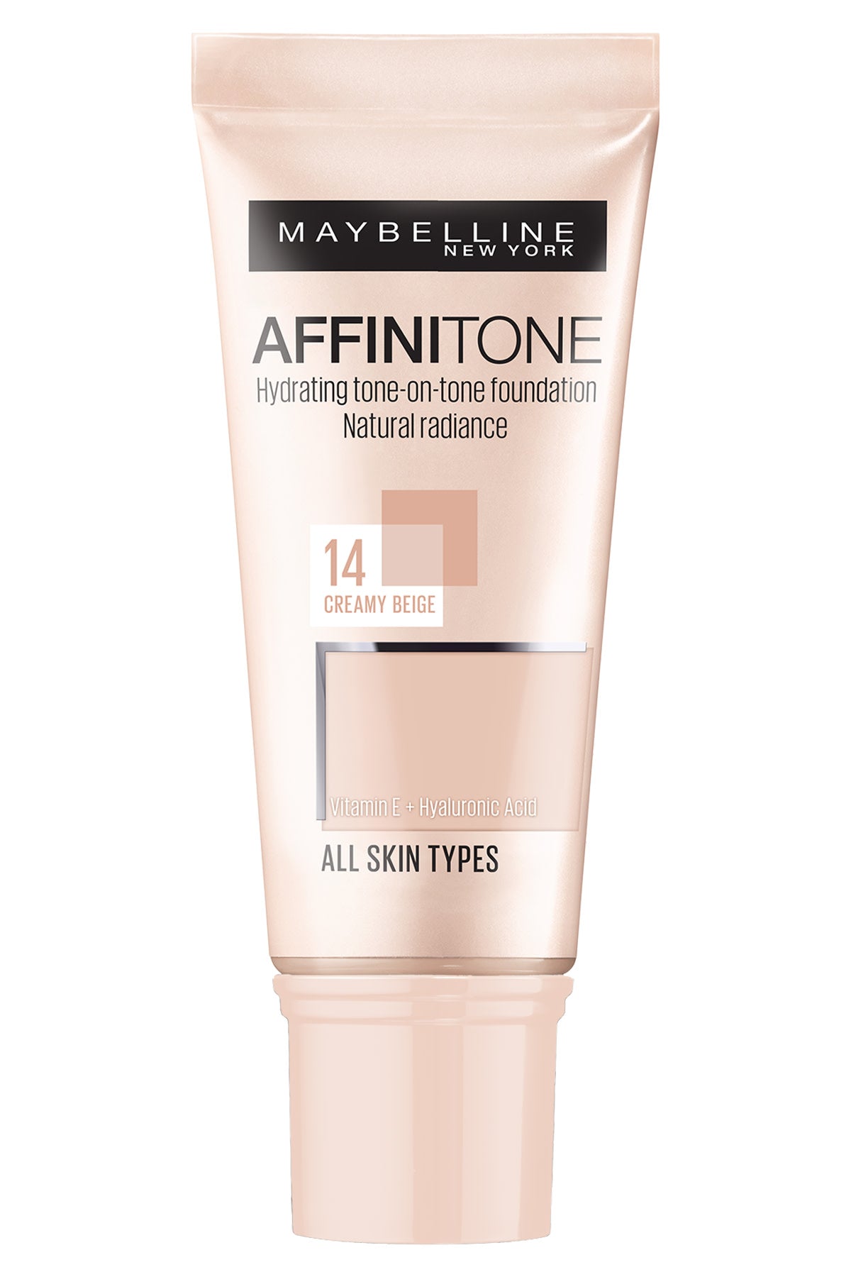 Maybelline New York Affinitone  Fondöten - 14 Creamy Beige