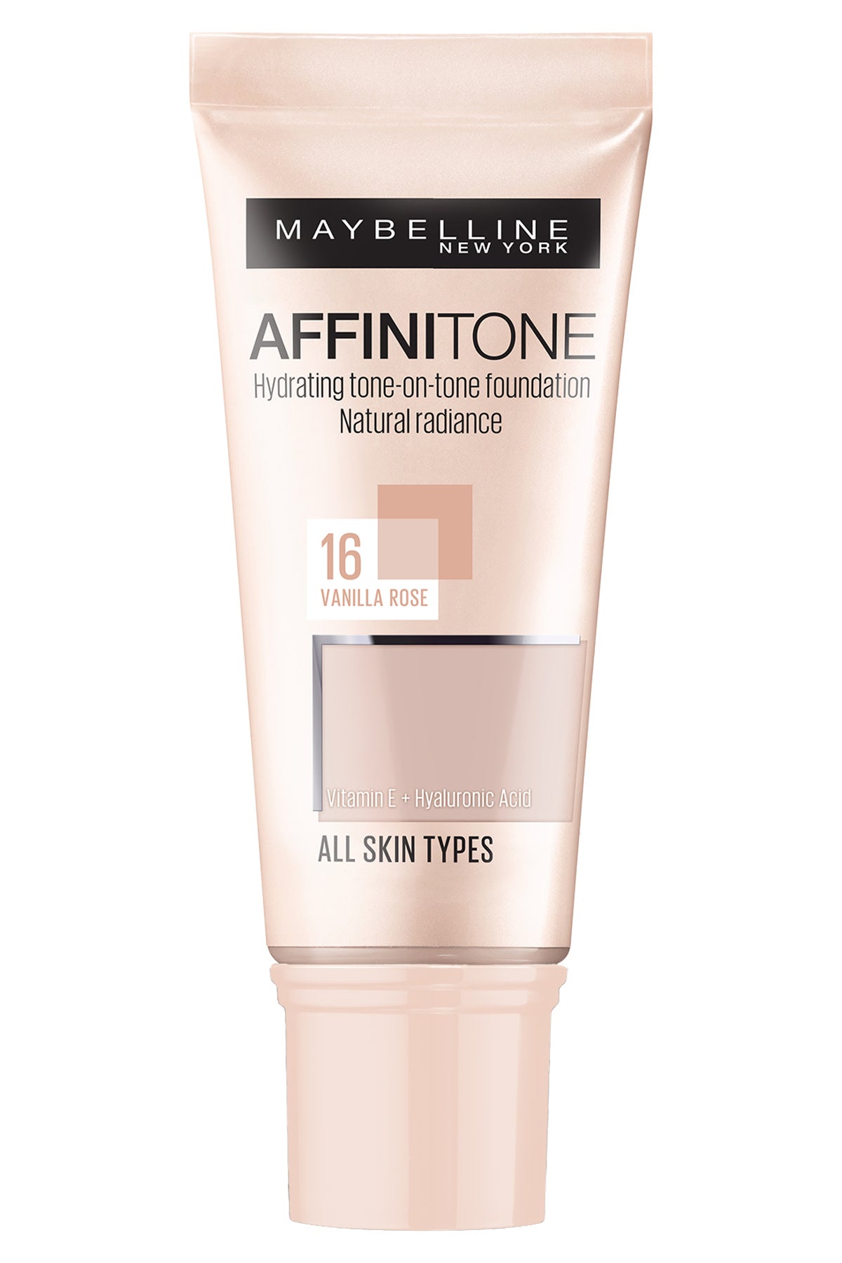 Maybelline New York Affinitone  Fondöten - 16 Vanilla Rose