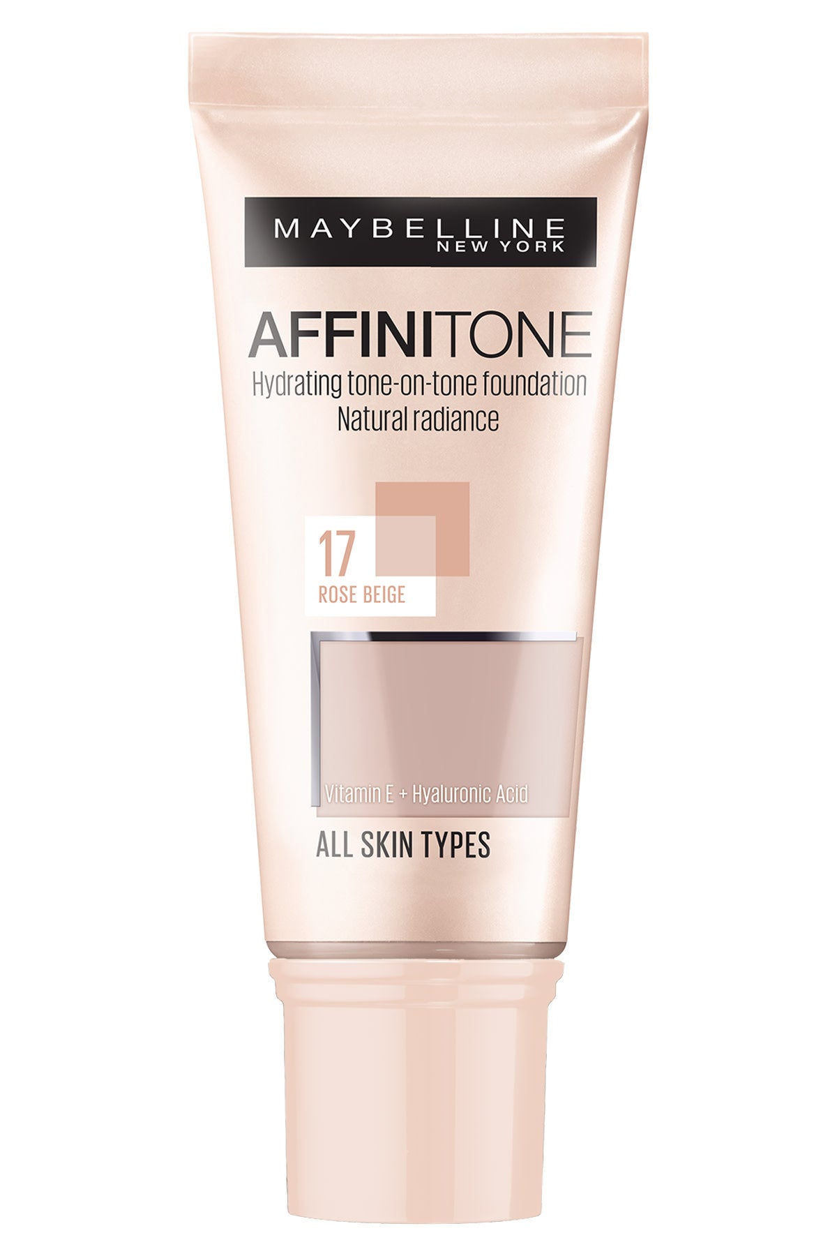 Maybelline New York Affinitone  Fondöten - 17 Rose Beige