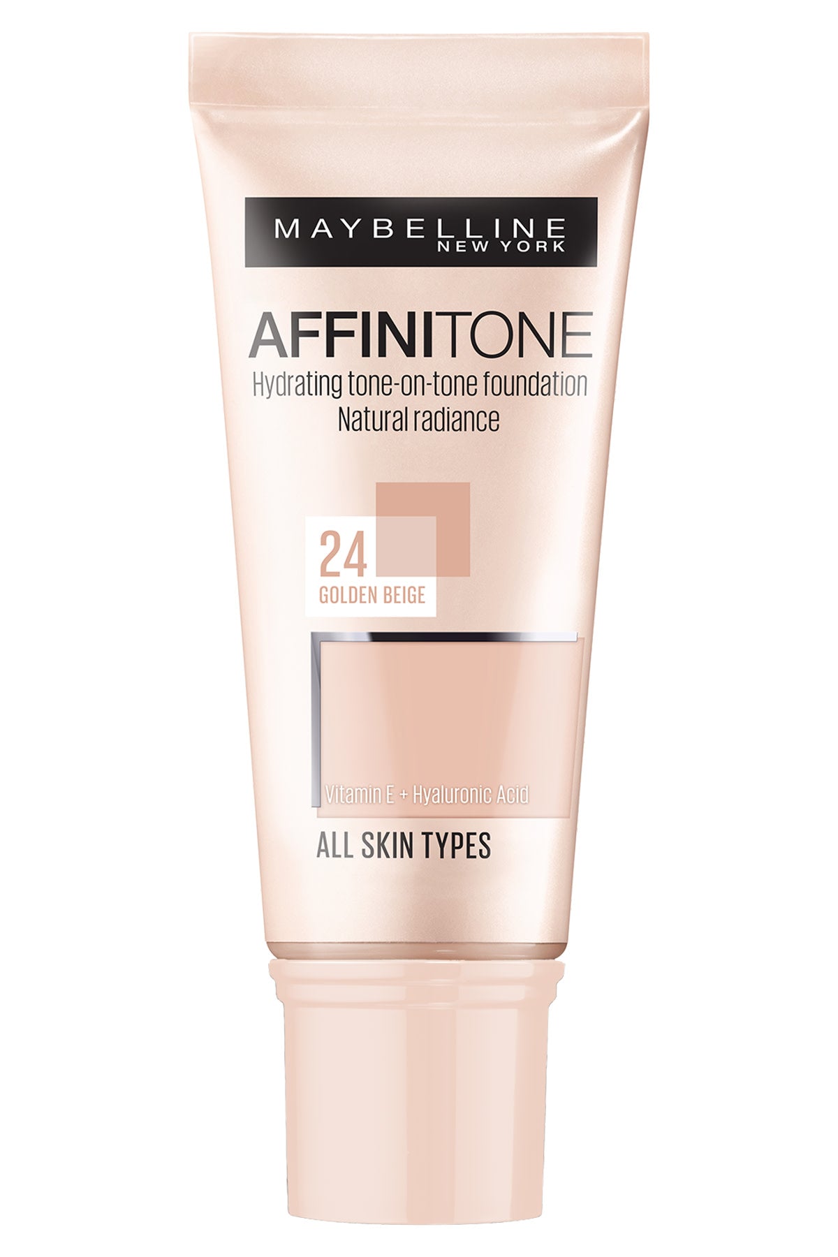Maybelline New York Affinitone  Fondöten - 24 Golden Beige