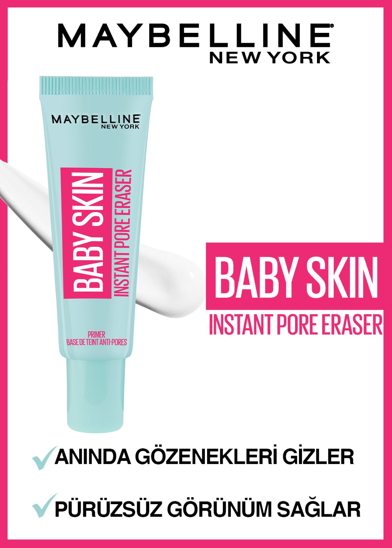 Maybelline New York Baby Skin Gözenek Gizleyici Makyaj Bazı