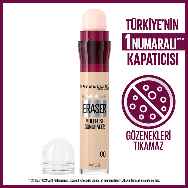 Maybelline New York Instant Anti Age Eraser Kapatıcı - 00 Ivory