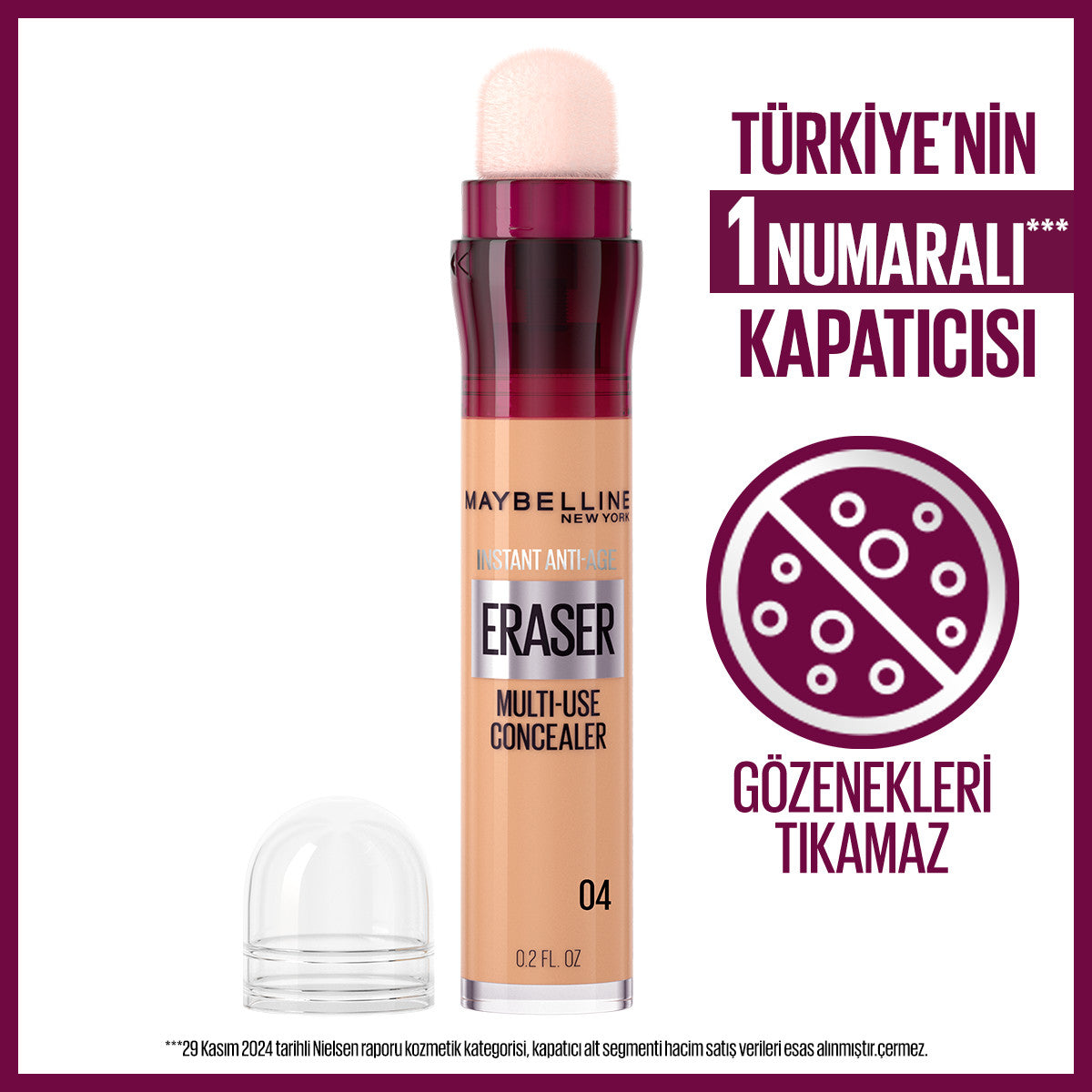 Maybelline New York Instant Anti Age Eraser Kapatıcı - 04 Honey