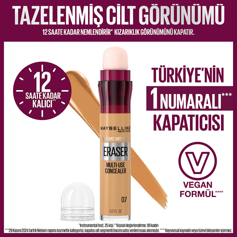 Maybelline New York Instant Anti Age Eraser Kapatıcı - 07 Sand