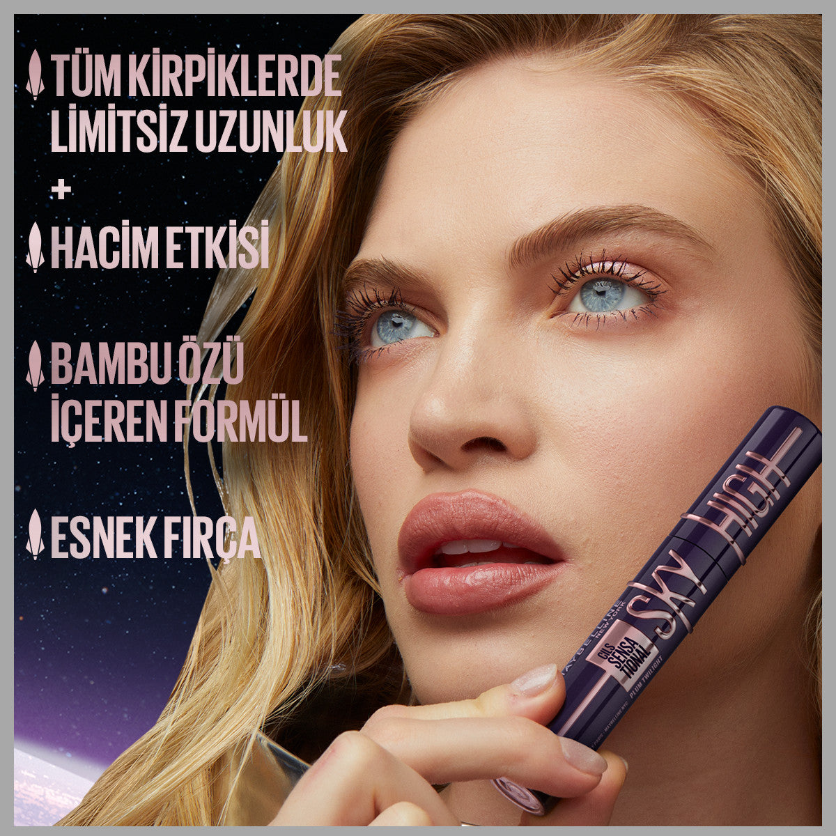 Maybelline New York Lash Sensational Sky High Suya Dayanıklı Waterproof Maskara