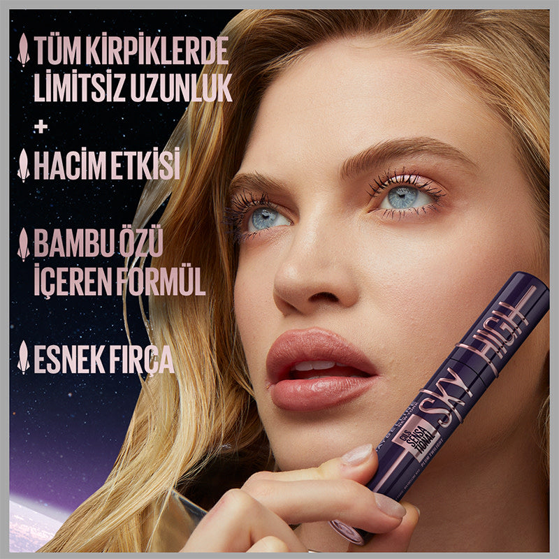 Maybelline New York Lash Sensational Sky High Suya Dayanıklı Waterproof Maskara