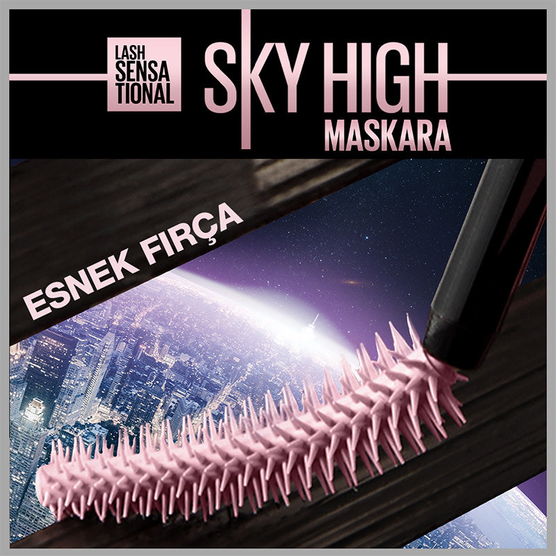 Maybelline New York Lash Sensational Sky High Suya Dayanıklı Waterproof Maskara