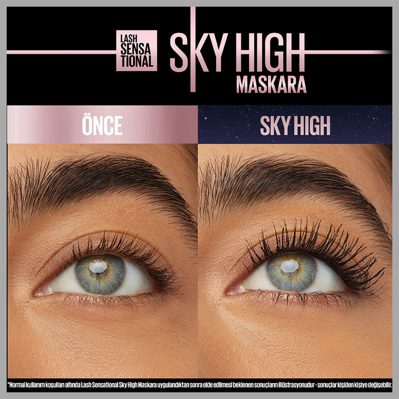 Maybelline New York Lash Sensational Sky High Suya Dayanıklı Waterproof Maskara