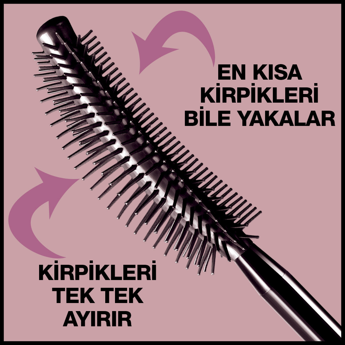 Maybelline New York Lash Sensational Yelpaze Etkili Suya Dayanıklı Siyah Maskara
