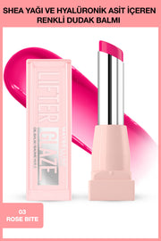 Maybelline New York Lifter Glaze Renkli Dudak Balmı - 03 Rose Bite
