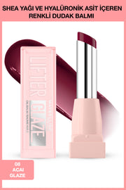 Maybelline New York Lifter Glaze Renkli Dudak Balmı - 08 Acai Glaze